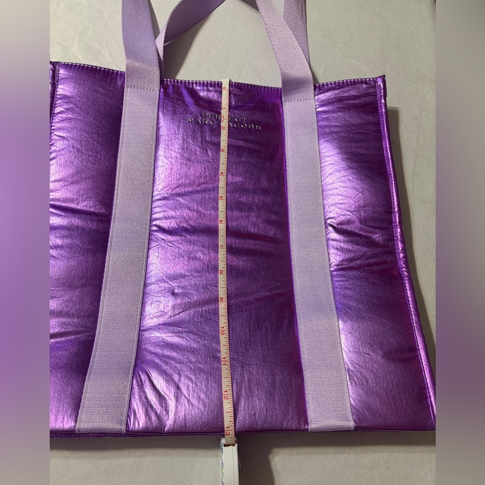 Marc Jacobs Shiny Purple Tote Bag - Picture 9 of 15